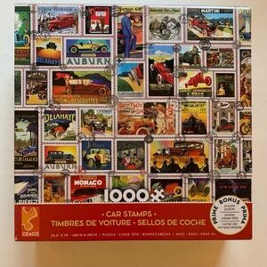 Ceaco Car Stamps Puzzle - 1000 Pieces